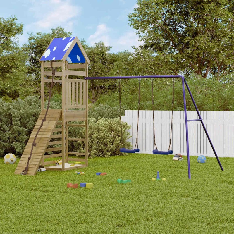 vidaXL Spielturm Imprägniertes Kiefernholz vidaXL Spielturm Imprägniertes Kiefernholz
