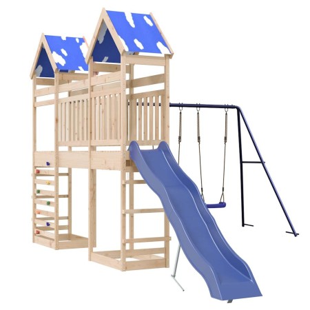 vidaXL Spielturm Massivholz Kiefer