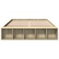 vidaXL Bettgestell Sonoma-Eiche 160x200 cm Holzwerkstoff vidaXL Bettgestell Sonoma-Eiche 160x200 cm Holzwerkstoff