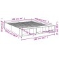 vidaXL Bettgestell Sonoma-Eiche 160x200 cm Holzwerkstoff vidaXL Bettgestell Sonoma-Eiche 160x200 cm Holzwerkstoff