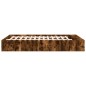 vidaXL Bettgestell Räuchereiche 160x200 cm Holzwerkstoff vidaXL Bettgestell Räuchereiche 160x200 cm Holzwerkstoff