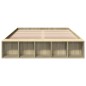 vidaXL Bettgestell Sonoma-Eiche 140x200 cm Holzwerkstoff vidaXL Bettgestell Sonoma-Eiche 140x200 cm Holzwerkstoff