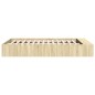 vidaXL Bettgestell Sonoma-Eiche 140x200 cm Holzwerkstoff vidaXL Bettgestell Sonoma-Eiche 140x200 cm Holzwerkstoff