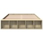 vidaXL Bettgestell Sonoma-Eiche 120x200 cm Holzwerkstoff vidaXL Bettgestell Sonoma-Eiche 120x200 cm Holzwerkstoff