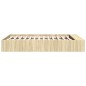 vidaXL Bettgestell Sonoma-Eiche 120x200 cm Holzwerkstoff vidaXL Bettgestell Sonoma-Eiche 120x200 cm Holzwerkstoff