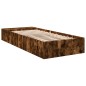 vidaXL Bettgestell Räuchereiche 90x190 cm Holzwerkstoff vidaXL Bettgestell Räuchereiche 90x190 cm Holzwerkstoff