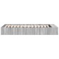vidaXL Bettgestell Grau Sonoma 75x190 cm Holzwerkstoff vidaXL Bettgestell Grau Sonoma 75x190 cm Holzwerkstoff