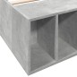 vidaXL Bettgestell Betongrau 75x190 cm Holzwerkstoff vidaXL Bettgestell Betongrau 75x190 cm Holzwerkstoff