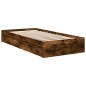vidaXL Bettgestell mit Schubladen Räuchereiche 75x190 cm Holzwerkstoff vidaXL Bettgestell mit Schubladen Räuchereiche 75x190 cm Holzwerkstoff