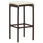 vidaXL 3-tlg. Gartenbar-Set Braun Massivholz Akazie und Poly Rattan vidaXL 3-tlg. Gartenbar-Set Braun Massivholz Akazie und Poly Rattan