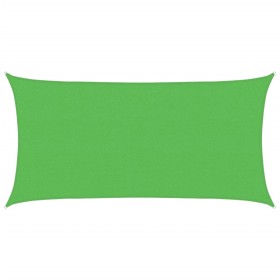 vidaXL Sonnensegel 160 g/m² Rechteckig Hellgrün 2x3,5 m HDPE