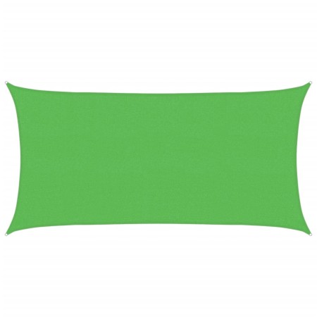 vidaXL Sonnensegel 160 g/m² Rechteckig Hellgrün 2x3,5 m HDPE