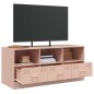 vidaXL TV-Schrank Rosa 99x39x44 cm Stahl vidaXL TV-Schrank Rosa 99x39x44 cm Stahl