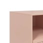 vidaXL TV-Schrank Rosa 99x39x44 cm Stahl vidaXL TV-Schrank Rosa 99x39x44 cm Stahl