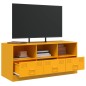 vidaXL TV-Schrank Senfgelb 99x39x44 cm Stahl vidaXL TV-Schrank Senfgelb 99x39x44 cm Stahl