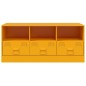 vidaXL TV-Schrank Senfgelb 99x39x44 cm Stahl vidaXL TV-Schrank Senfgelb 99x39x44 cm Stahl