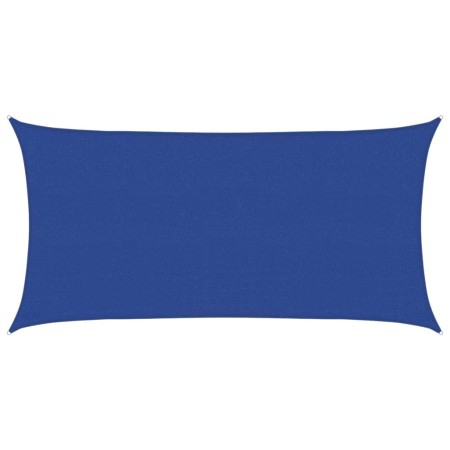 vidaXL Sonnensegel 160 g/m² Rechteckig Blau 2,5x5 m HDPE