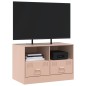 vidaXL TV-Schrank Rosa 67x39x44 cm Stahl vidaXL TV-Schrank Rosa 67x39x44 cm Stahl