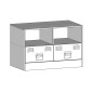vidaXL TV-Schrank Rosa 67x39x44 cm Stahl vidaXL TV-Schrank Rosa 67x39x44 cm Stahl