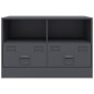 vidaXL TV-Schrank Anthrazit 67x39x44 cm Stahl vidaXL TV-Schrank Anthrazit 67x39x44 cm Stahl