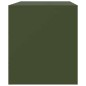 vidaXL TV-Schränke 2 Stk. Olivgrün 67x39x44 cm Stahl vidaXL TV-Schränke 2 Stk. Olivgrün 67x39x44 cm Stahl