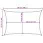vidaXL Sonnensegel 160 g/m² Rechteckig Gelb 3,5x5 m HDPE