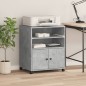 vidaXL Druckerständer mit Rollen Betongrau 60x48x74 cm vidaXL Druckerständer mit Rollen Betongrau 60x48x74 cm