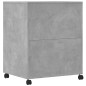 vidaXL Druckerständer mit Rollen Betongrau 60x48x74 cm vidaXL Druckerständer mit Rollen Betongrau 60x48x74 cm