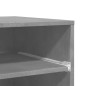 vidaXL Druckerständer mit Rollen Betongrau 60x48x74 cm vidaXL Druckerständer mit Rollen Betongrau 60x48x74 cm