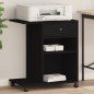 vidaXL Druckerständer mit Rollen Schwarz 60x40x68,5 cm vidaXL Druckerständer mit Rollen Schwarz 60x40x68,5 cm