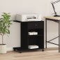 vidaXL Druckerständer mit Rollen Schwarz 60x40x68,5 cm vidaXL Druckerständer mit Rollen Schwarz 60x40x68,5 cm