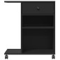 vidaXL Druckerständer mit Rollen Schwarz 60x40x68,5 cm vidaXL Druckerständer mit Rollen Schwarz 60x40x68,5 cm