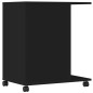 vidaXL Druckerständer mit Rollen Schwarz 60x40x68,5 cm vidaXL Druckerständer mit Rollen Schwarz 60x40x68,5 cm