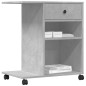 vidaXL Druckerständer mit Rollen Betongrau 60x40x68,5 cm vidaXL Druckerständer mit Rollen Betongrau 60x40x68,5 cm
