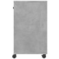 vidaXL Druckerständer mit Rollen Betongrau 60x40x68,5 cm vidaXL Druckerständer mit Rollen Betongrau 60x40x68,5 cm