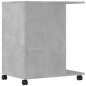 vidaXL Druckerständer mit Rollen Betongrau 60x40x68,5 cm vidaXL Druckerständer mit Rollen Betongrau 60x40x68,5 cm