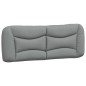 vidaXL Bett mit Matratze Hellgrau 180x200 cm Stoff vidaXL Bett mit Matratze Hellgrau 180x200 cm Stoff