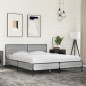 vidaXL Bettgestell Grau Sonoma 150x200 cm Holzwerkstoff und Metall vidaXL Bettgestell Grau Sonoma 150x200 cm Holzwerkstoff und Metall
