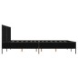 vidaXL Bettgestell Schwarz 160x200 cm Holzwerkstoff und Metall vidaXL Bettgestell Schwarz 160x200 cm Holzwerkstoff und Metall