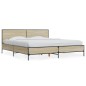 vidaXL Bettgestell Sonoma-Eiche 200x200 cm Holzwerkstoff und Metall vidaXL Bettgestell Sonoma-Eiche 200x200 cm Holzwerkstoff und Metall