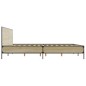 vidaXL Bettgestell Sonoma-Eiche 200x200 cm Holzwerkstoff und Metall vidaXL Bettgestell Sonoma-Eiche 200x200 cm Holzwerkstoff und Metall