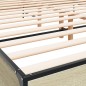 vidaXL Bettgestell Sonoma-Eiche 200x200 cm Holzwerkstoff und Metall vidaXL Bettgestell Sonoma-Eiche 200x200 cm Holzwerkstoff und Metall