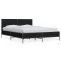 vidaXL Bettgestell Schwarz 140x190 cm Holzwerkstoff und Metall vidaXL Bettgestell Schwarz 140x190 cm Holzwerkstoff und Metall