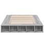 vidaXL Bettgestell Grau Sonoma 120x200 cm Holzwerkstoff vidaXL Bettgestell Grau Sonoma 120x200 cm Holzwerkstoff