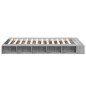 vidaXL Bettgestell Grau Sonoma 120x200 cm Holzwerkstoff vidaXL Bettgestell Grau Sonoma 120x200 cm Holzwerkstoff