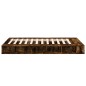 vidaXL Bettgestell Räuchereiche 140x190 cm Holzwerkstoff vidaXL Bettgestell Räuchereiche 140x190 cm Holzwerkstoff