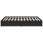 vidaXL Bettgestell mit Schubladen Schwarz 160x200 cm Holzwerkstoff vidaXL Bettgestell mit Schubladen Schwarz 160x200 cm Holzwerkstoff