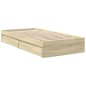 vidaXL Bettgestell mit Schubladen Sonoma-Eiche 90x190 cm Holzwerkstoff vidaXL Bettgestell mit Schubladen Sonoma-Eiche 90x190 cm Holzwerkstoff
