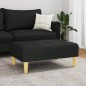 vidaXL Fußhocker Schwarz 77x55x31 cm Stoff vidaXL Fußhocker Schwarz 77x55x31 cm Stoff