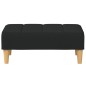 vidaXL Fußhocker Schwarz 77x55x31 cm Stoff vidaXL Fußhocker Schwarz 77x55x31 cm Stoff